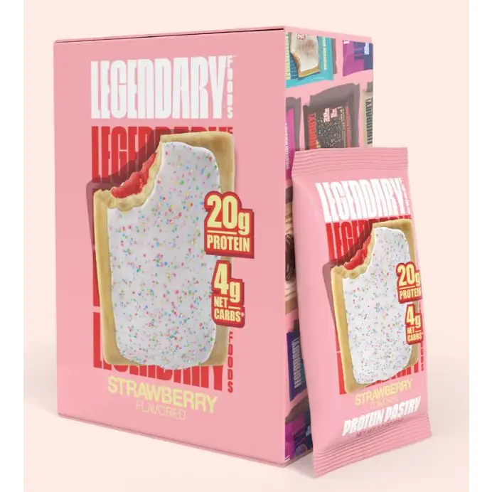 Legendary Strawberry Protein Pastry - 10 pack box