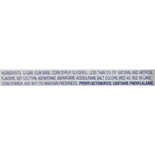 Original Big League Chew 2.12 oz. Box of 12 bags