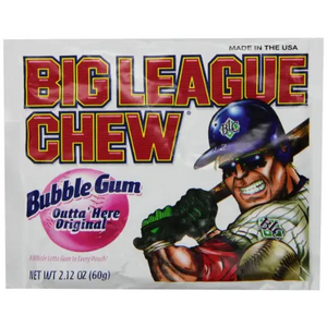 Original Big League Chew 2.12 oz. Box of 12 bags