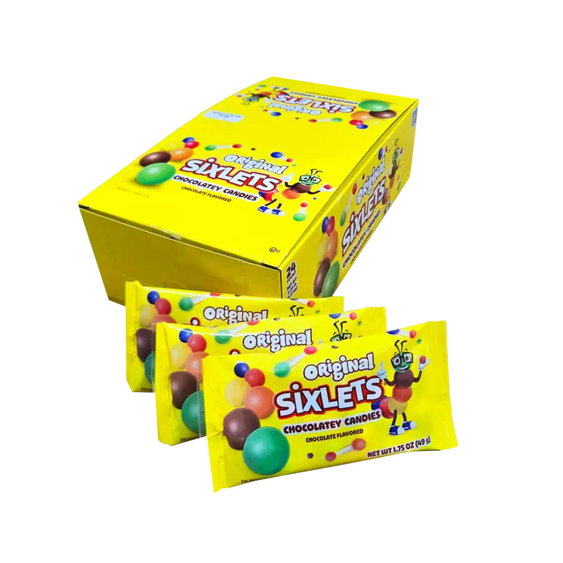 Original Sixlets Chocolate-Flavored Candies - 24 Pc. - 1.75 oz. bags