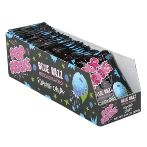 Pop Rocks Blue Razz Popping Candy 24 Count