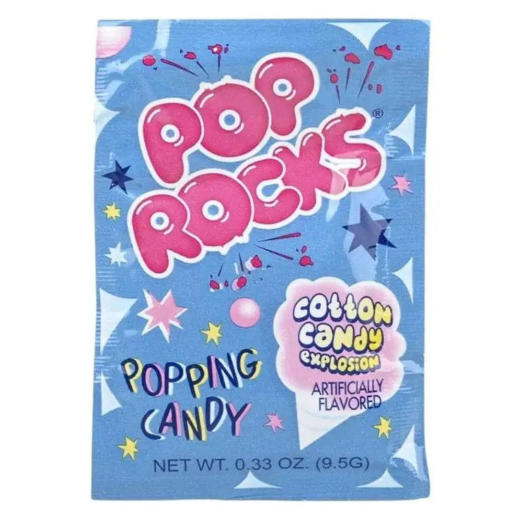 Pop Rocks Cotton Candy Popping Candy 24 Count