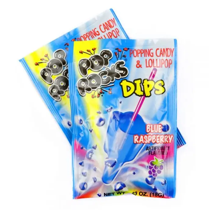 Pop Rocks Dips Blue Raspberry 18 Count