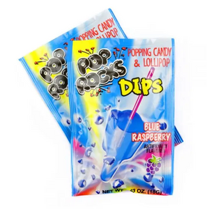 Pop Rocks Dips Blue Raspberry 18 Count