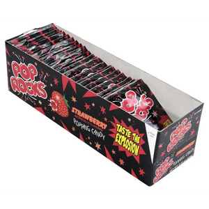 Pop Rocks Strawberry Popping Candy 24 Count