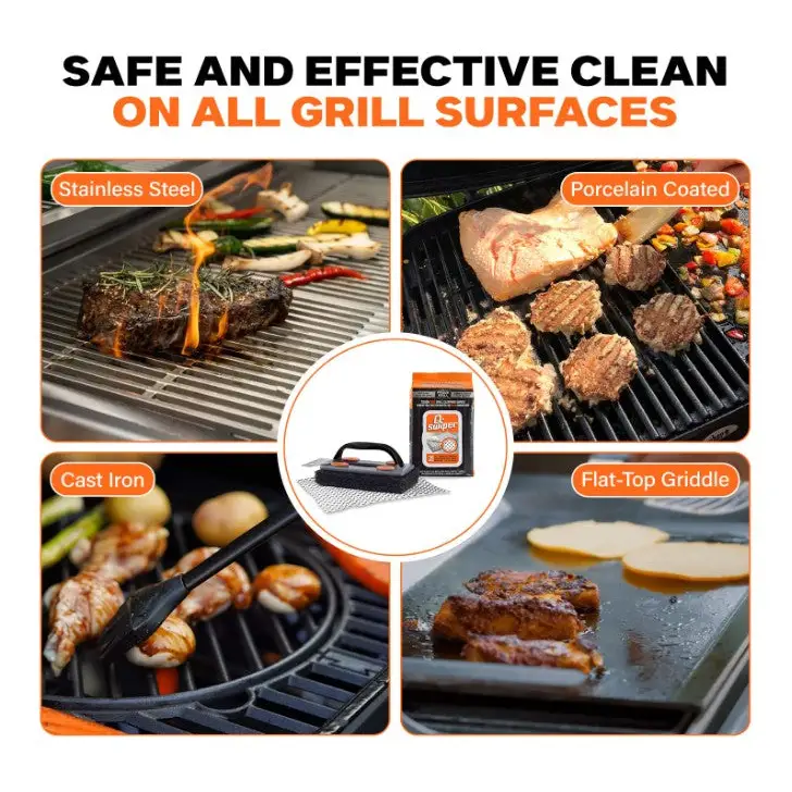 Proud Grill Q-Swiper BBQ Grill Cleaner