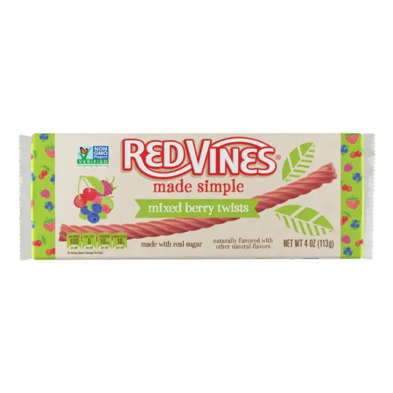 Red Vines Made Simple Mixed Berry Twists 4 oz.