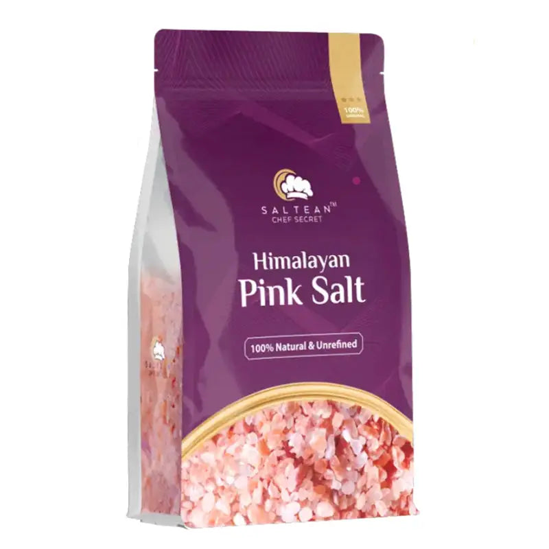 Saltean Chef Secret Pink Himalayan Salt 2.2 lb. Coarse Grind Standing Pouch