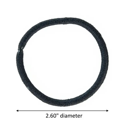 Scunci No Damage Black Elastics 30 Count