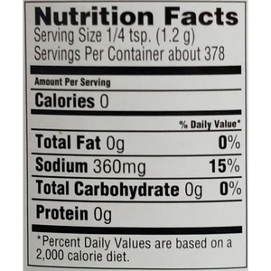 Nutritional Information