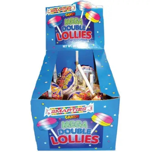 Smarties Mega Double Lollies (Box of 24) - Sweets N Snacks