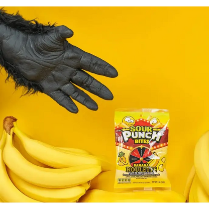 Sour Punch Banana Roulette Bites 5 oz.