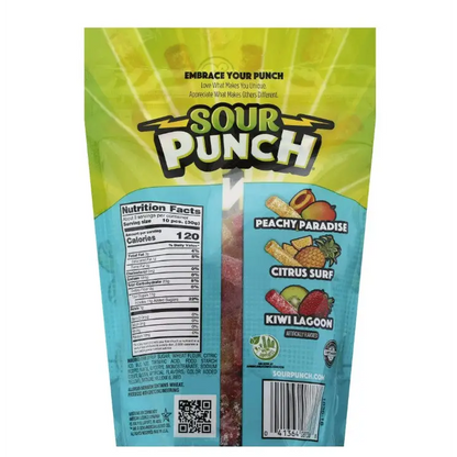 Sour Punch Bites Tropical Flavors 9 oz.