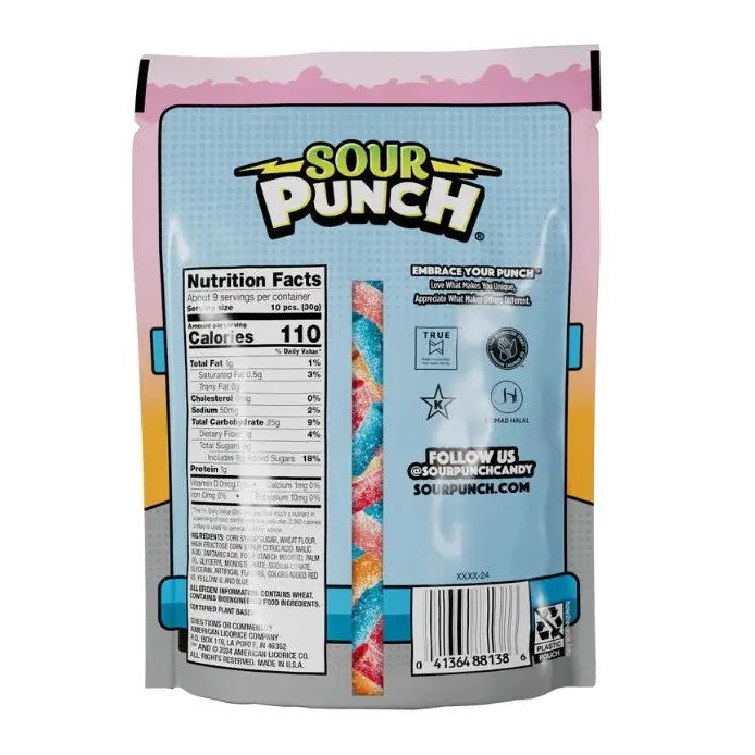 Sour Punch Ice Cream Truck Bites Assorted Flavors 9 oz.