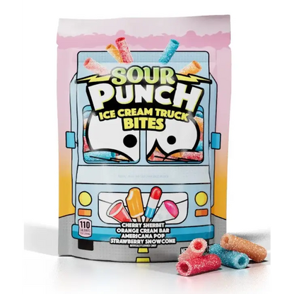 Sour Punch Ice Cream Truck Bites Assorted Flavors 9 oz.