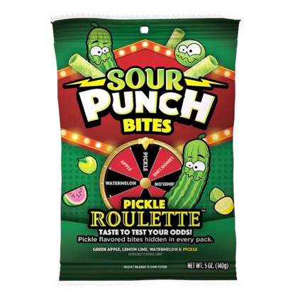 Sour Punch Pickle Roulette Bites 5 oz.