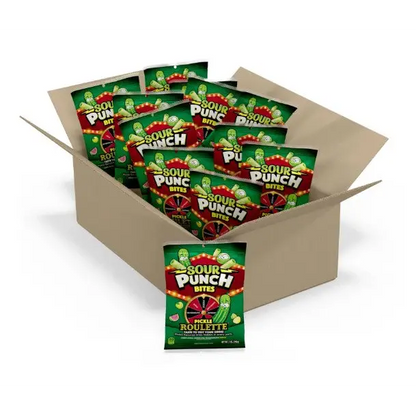 Sour Punch Pickle Roulette Bites 5 oz. - Case - 12 Bags
