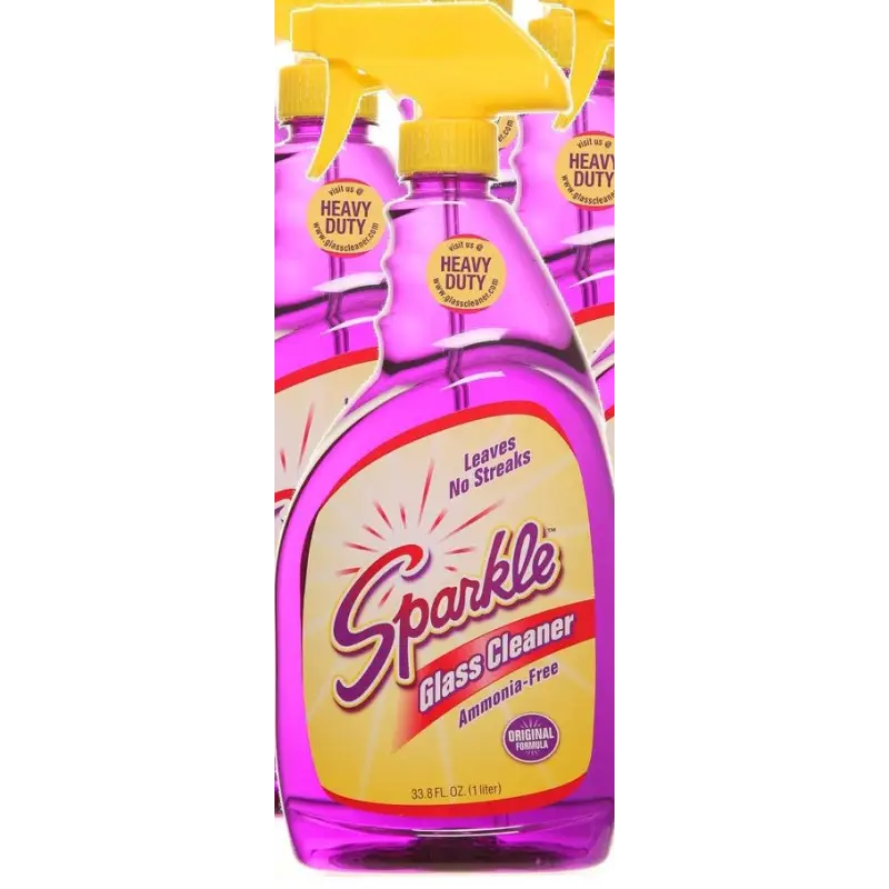 Sparkle Glass Cleaner Original Purple Formula 33.8-Ounce Trigger Bottle (1 Bottle) - Grocery