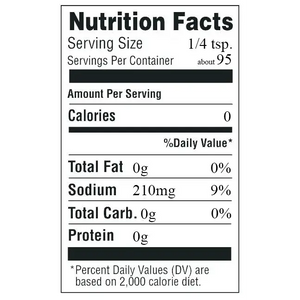 Nutritional Information