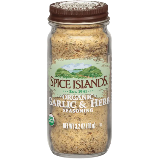 Spice Islands Organic Garlic & Herb Seasoning 3.2 oz. - Spices and Herbs