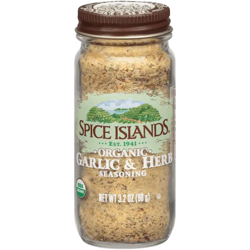 Spice Islands Organic Garlic & Herb Seasoning 3.2 oz. - Spices and Herbs