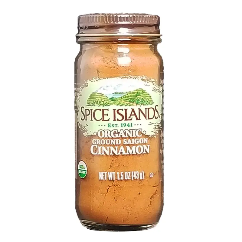 Spice Islands Organic Ground Cinnamon 1.5 oz. - Spices and Herbs