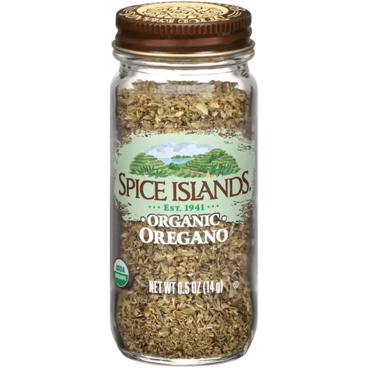 Spice Islands Organic Oregano Leaf 0.5 oz. - Spices and Herbs