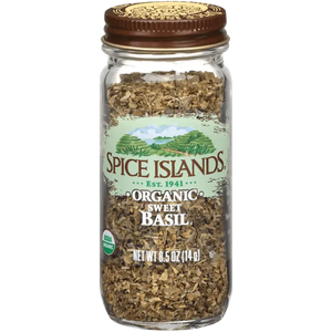 Spice Islands Organic Sweet Basil 0.5 oz. - Spices and Herbs