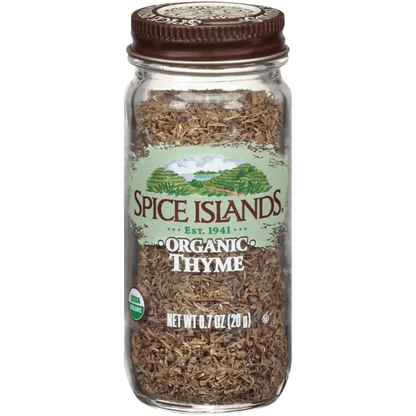 Spice Islands Organic Thyme Leaf 0.7 oz. - Spices and Herbs