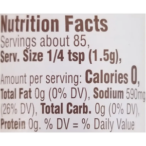 Nutritional Information