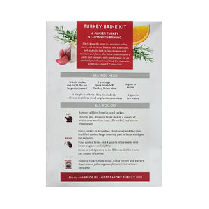 Spice Islands Turkey Brine Kit 16oz - Spices and Herbs