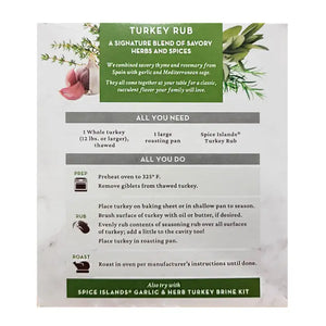 Spice Islands Turkey Rub Kit 1.75 - Spices and Herbs