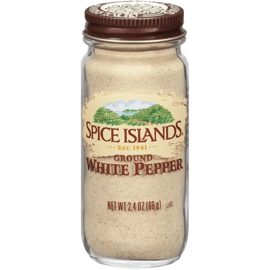 Spice Islands White Ground Pepper 2.4 oz. - Spices and Herbs
