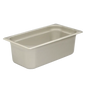 Stainless Steel 1/3rd Hotel Pan 6’’ Deep