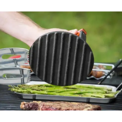 TableCraft Cast Iron Round Steak Weight