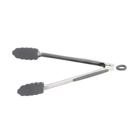 TableCraft Gray Locking Tongs 12 Inch