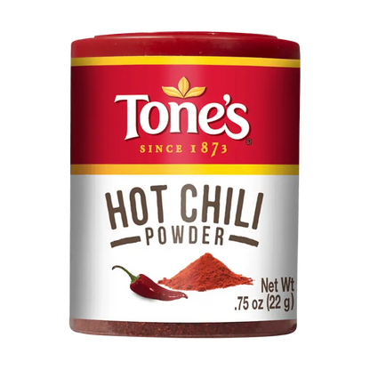 Tone’s Chili Powder Hot (Pack of 6) - Spices and Herbs