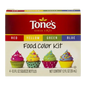 Tone's Food Color Kit (4 - 0.3 oz. bottles)