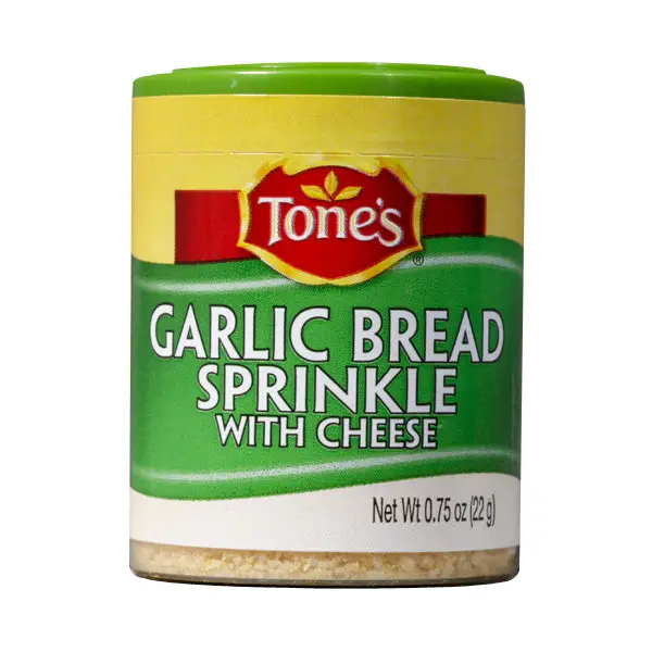 Tone’s Garlic Bread Sprinkle with Cheese (Pack of 6) - Spices and Herbs