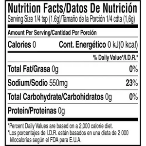 Nutritional Information