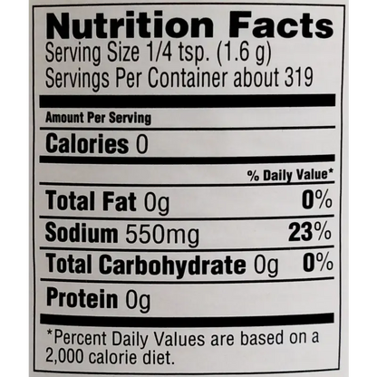 Nutritional Information