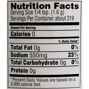 Nutritional Information