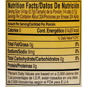 Nutritional Information