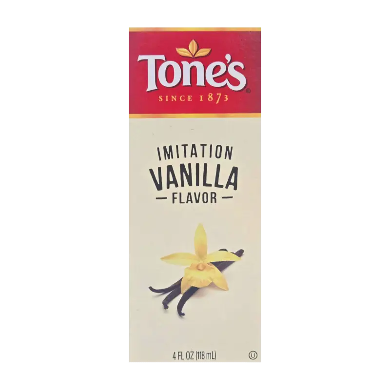 Tone’s Imitation Vanilla 4 oz. - Baking