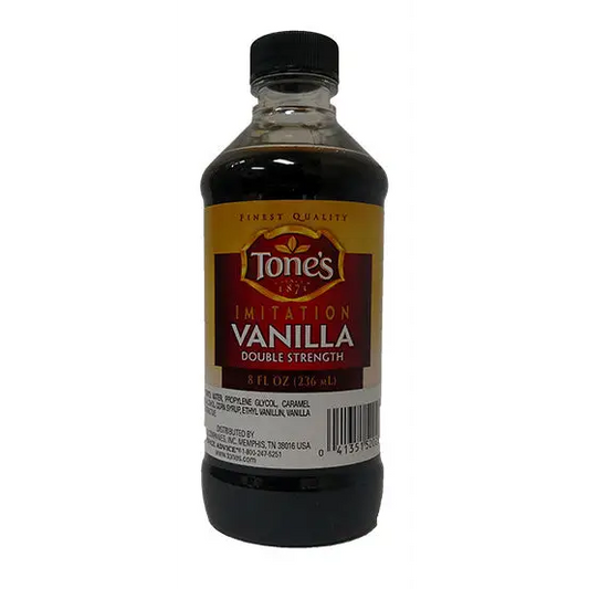 Tone’s Imitation Vanilla 8 oz. - Baking