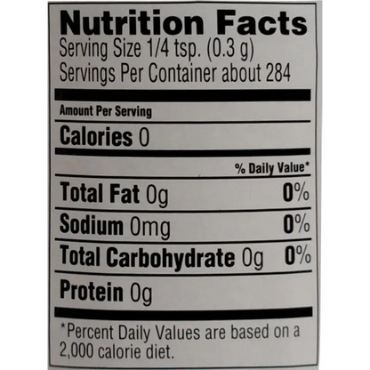 Nutritional Information