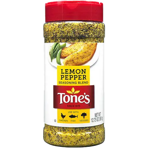 Tone’s Lemon Pepper Seasoning Blend 12.75 oz. - Spices and Herbs