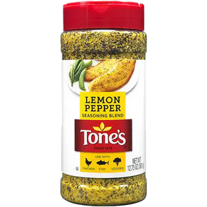 Tone’s Lemon Pepper Seasoning Blend 12.75 oz. - Spices and Herbs