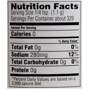 Nutritional Information