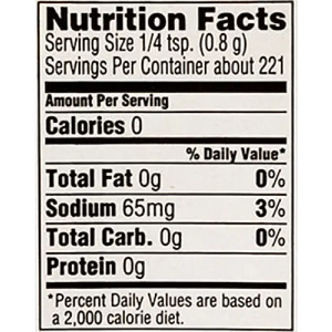 Nutritional Information